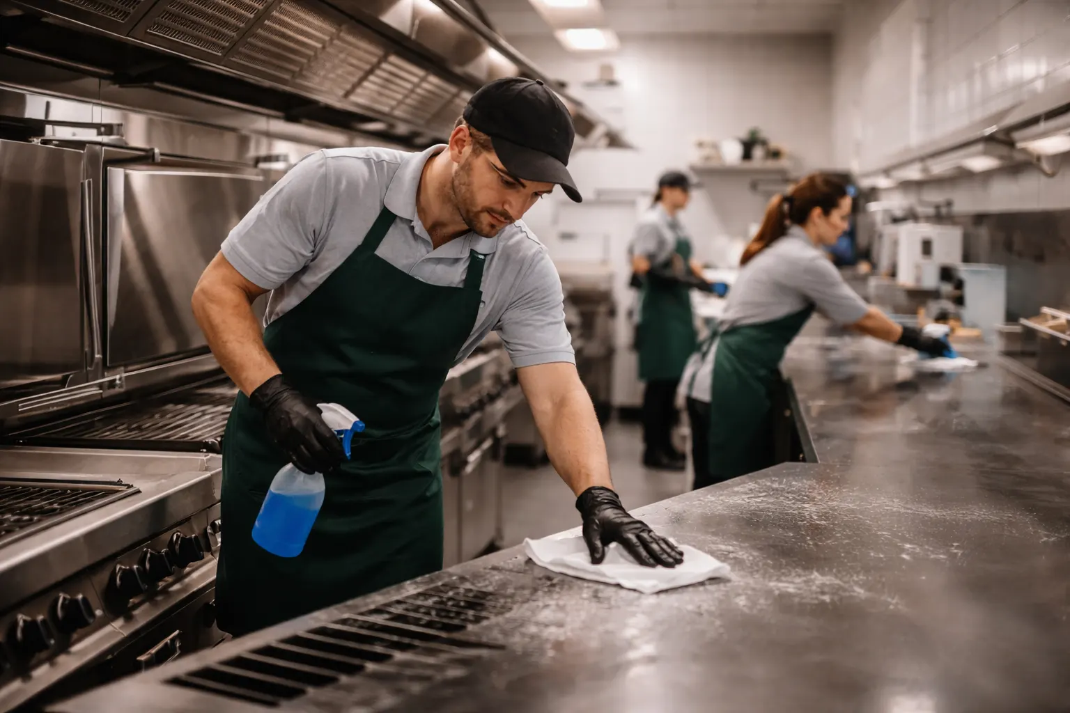 Intervention en cuisine professionnelle